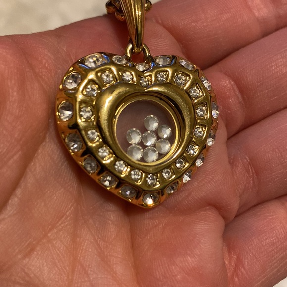 Vintage Nolan miller heart pendant necklace - Picture 4 of 7